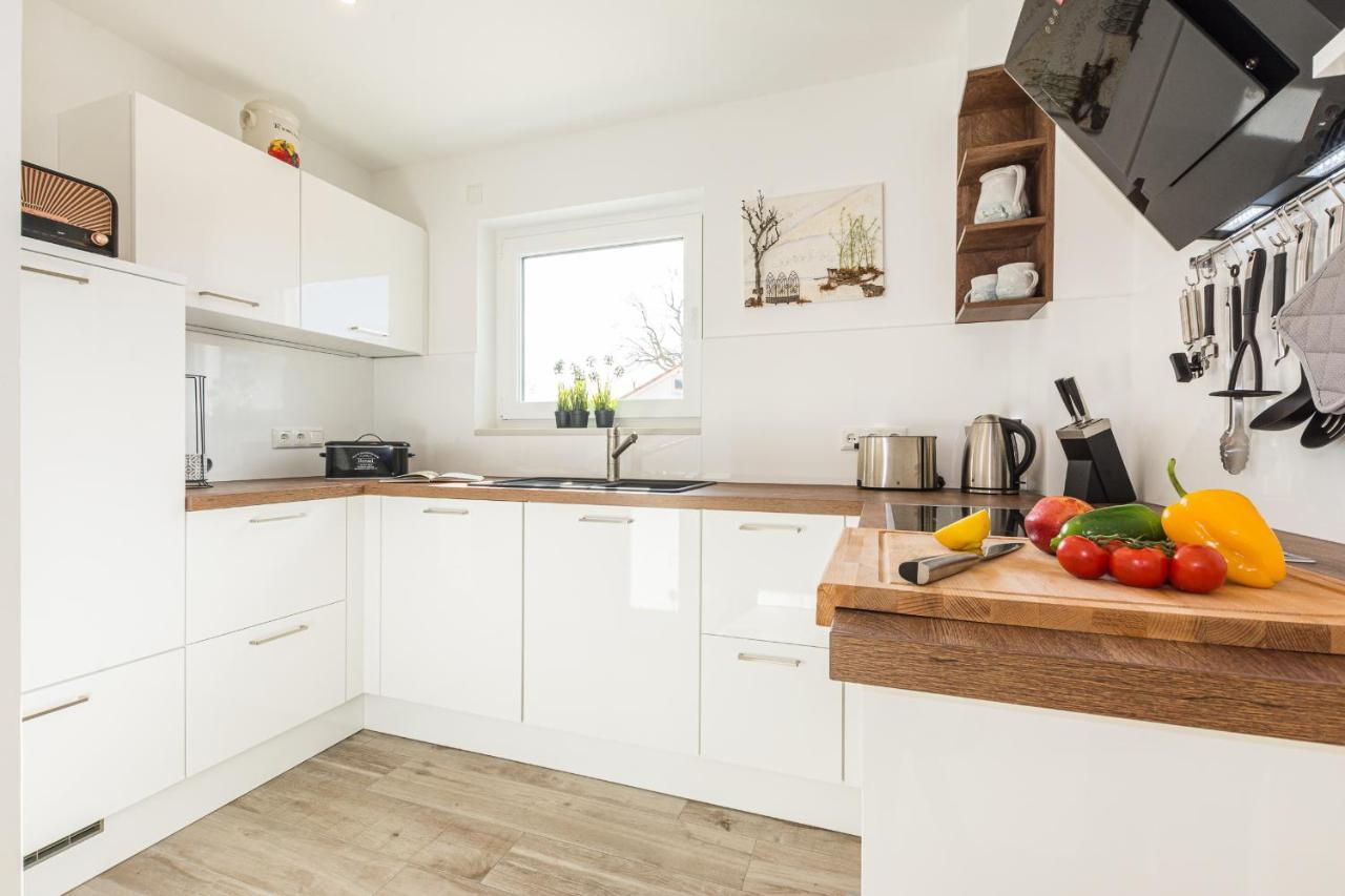 Ferienhaus-See-Sauna-Kamin-Hund Mit E-Ladestation Krakow am See Zewnętrze zdjęcie